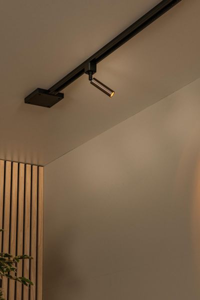 Lucide TRACK KEONI Track spot - 1-circuit Track lighting system - 1xG9- Coffee (Extension)